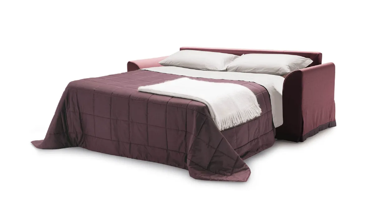 Divano letto lineare in tessuto Viola Ellis di Milano Bedding